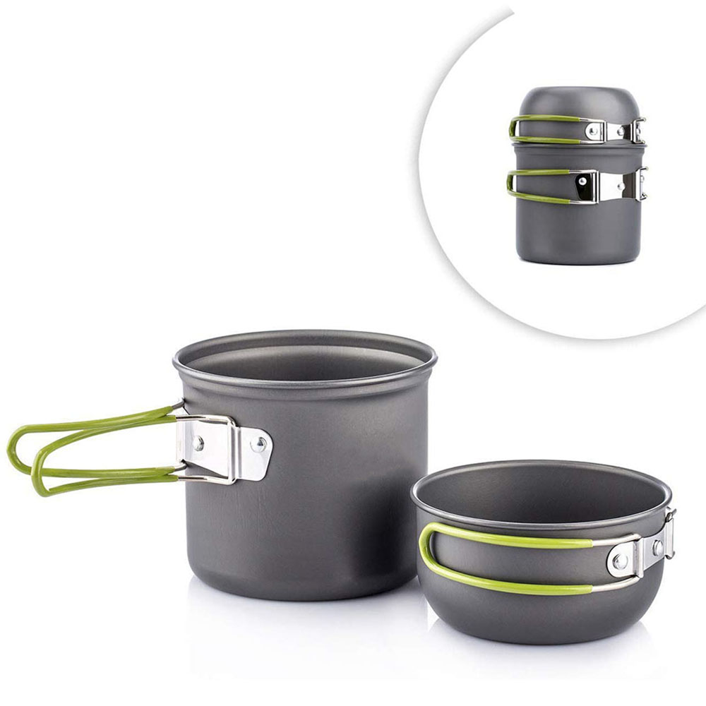 مجموعة أدوات المطابخ خفيفة الو - مراجعة Outdoor Camping Dining Set وسعره