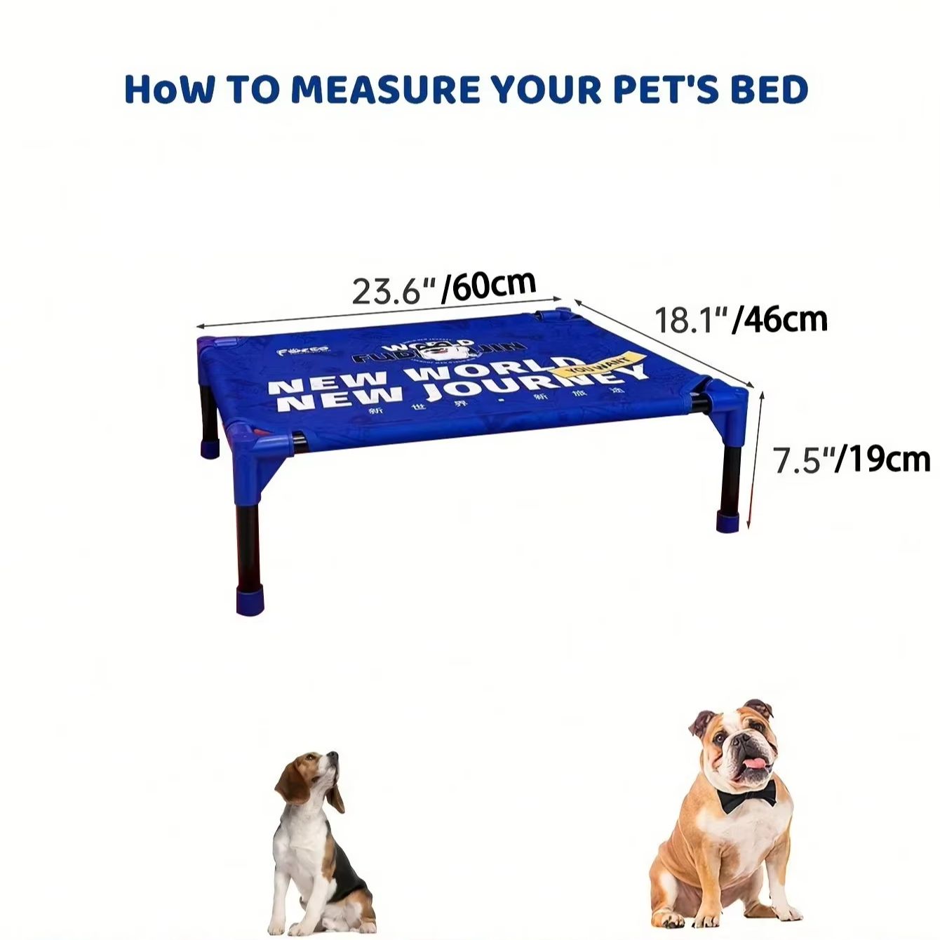 سرير كلاب محمول مرتفع من FULED - مراجعة Outdoor Camping Dog Bed وسعره